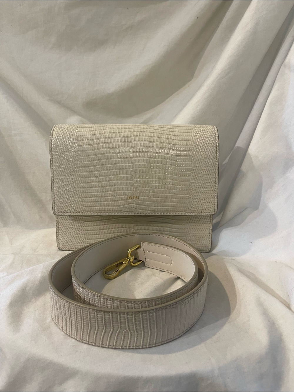 JW Pei Croc Shoulder Crossbody Bag